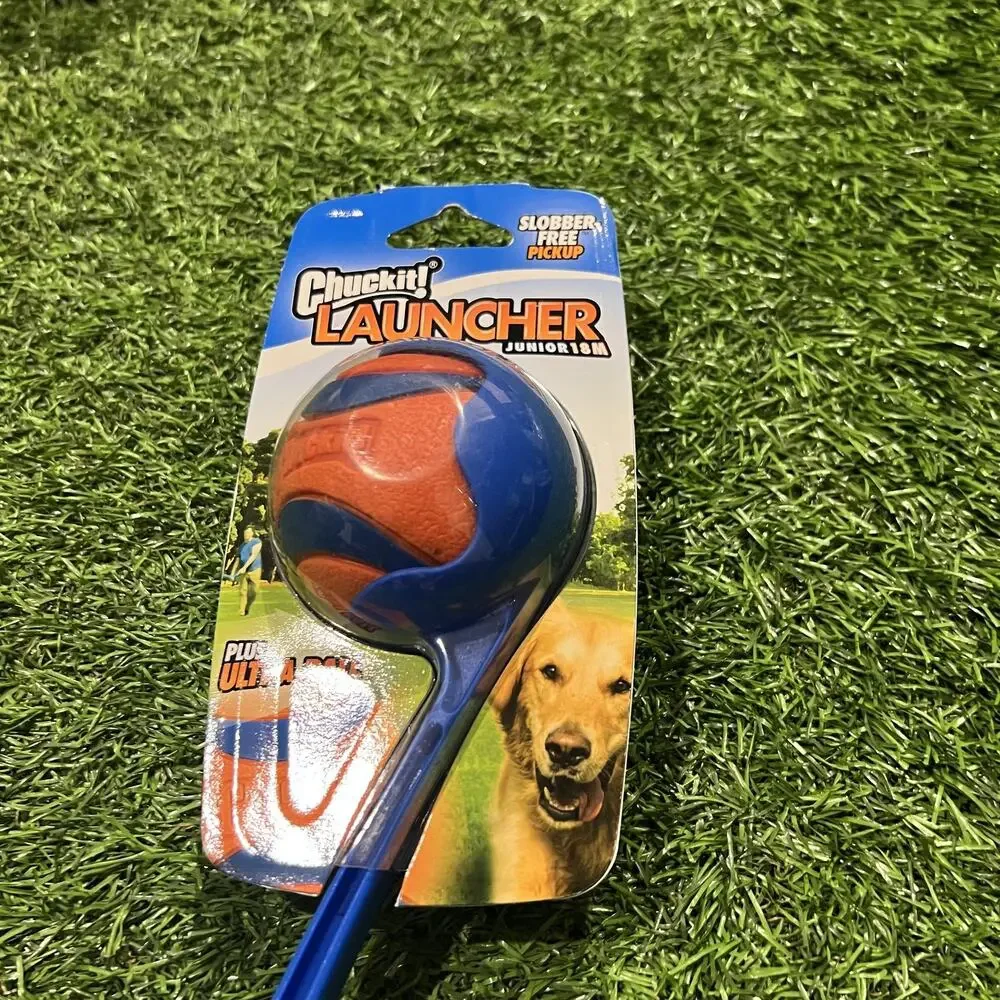 Chuckit! Junior 18M Dog Ball Launcher Thrower Plus Ultra Ball Slobber Free Fun